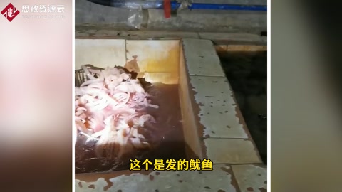 “黑作坊”毛肚鴨腸現(xiàn)場(chǎng)觸目驚心