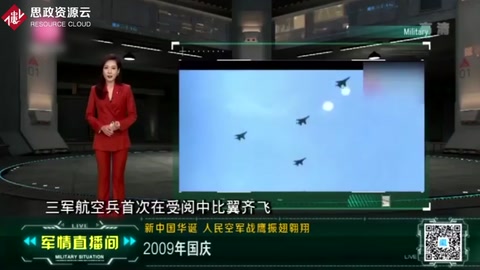 2009年國慶閱兵群星閃耀，國產先進戰鷹集中<em>亮相</em>