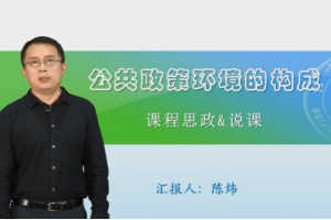 <em>微</em><em>課</em>：<em>行政管理</em><em>專業</em>《<em>公共</em>政策概論2》