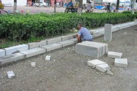 市政工程計(jì)量與計(jì)價(jià)—授課圖片（路<em>緣</em>施工）