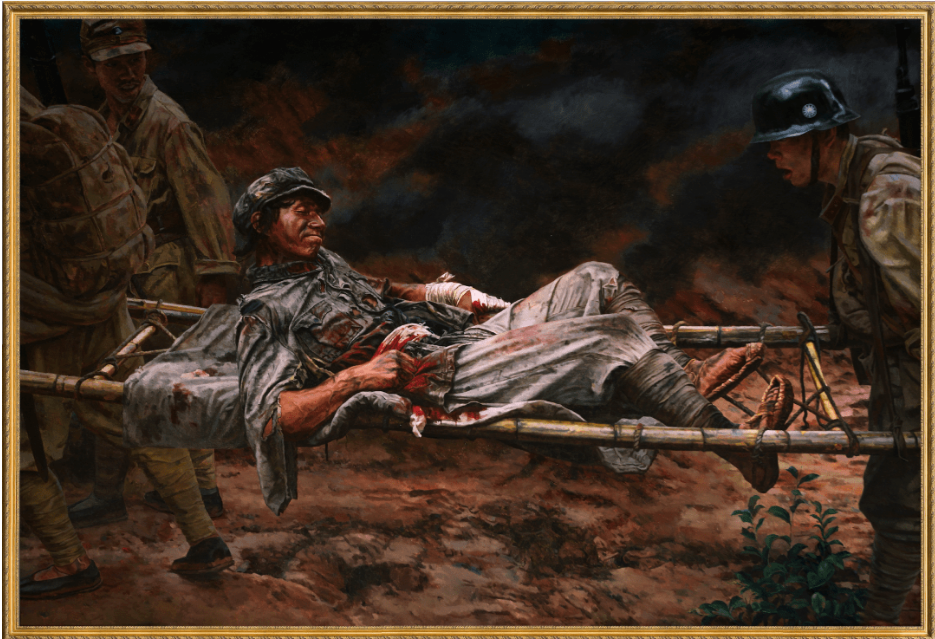 斷腸明志 革命理想高于天|油畫《<em>紅軍</em>師長(zhǎng)陳<em>樹</em>湘》
