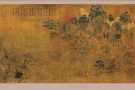 <em>游春</em><em>圖</em>：隋朝畫家<em>展</em><em>子</em><em>虔</em>創作的繪畫作品
