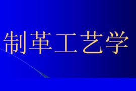 課件：皮革加工技術(shù)專業(yè)《制革工藝—制革工藝學(xué)》