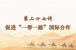 促進(jìn)“一帶一路”國際合作